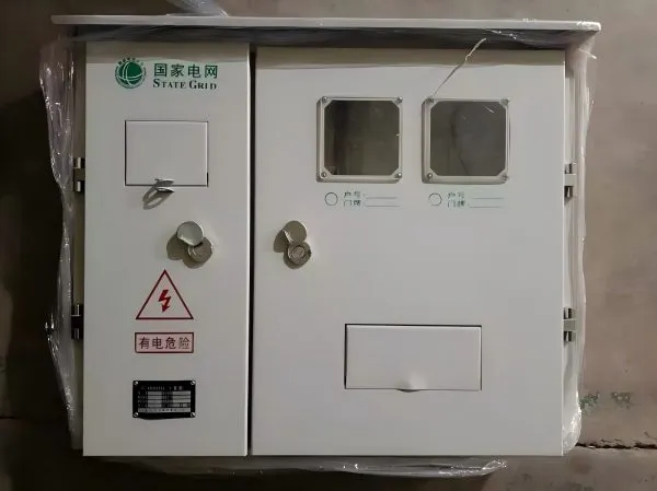 Металлическая шкаф для учета электроэнергии для двух однофазных электросчетчиков (2)
